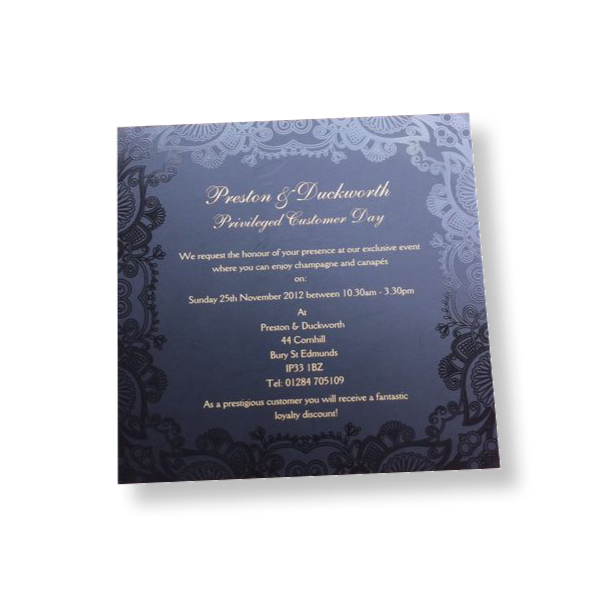 Traditional Thermography Wedding Invitations | Sigma Print